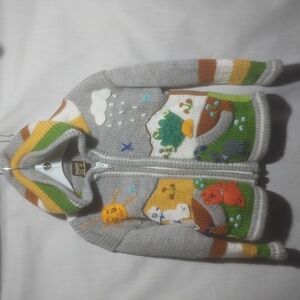 Sisandina handmade Wool unisex children's‎ sweater size 2 made in Peru